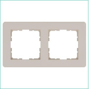 Рамка 2-м G-Flex тауп Jasmart G1102T