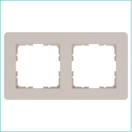 Рамка 2-м G-Flex тауп Jasmart G1102T