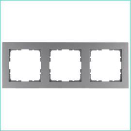 Рамка 3-м G-Classic алюм. Jasmart G1003S