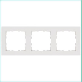 Рамка 3-м G-Classic бел. глянцевый Jasmart G1003W