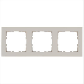 Рамка 3-м G-Classic тауп Jasmart G1003T