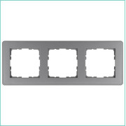 Рамка 3-м G-Flex алюм. Jasmart G1103S