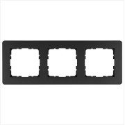 Рамка 3-м G-Flex антрацит Jasmart G1103B