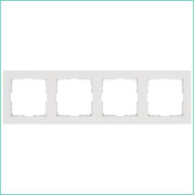 Рамка 4-м G-Classic бел. глянцевый Jasmart G1004W