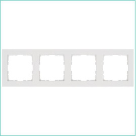 Рамка 4-м G-Classic бел. глянцевый Jasmart G1004W