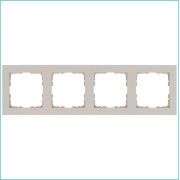 Рамка 4-м G-Classic тауп Jasmart G1004T