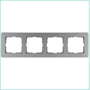 Рамка 4-м G-Flex алюм. Jasmart G1104S