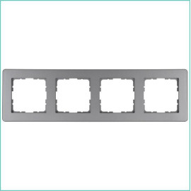 Рамка 4-м G-Flex алюм. Jasmart G1104S