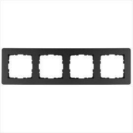 Рамка 4-м G-Flex антрацит Jasmart G1104B