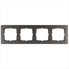 Рамка 4-м G-Flex мокко Jasmart G1104Z