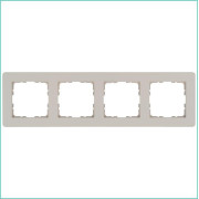 Рамка 4-м G-Flex тауп Jasmart G1104T