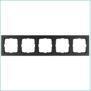 Рамка 5-м G-Classic антрацит Jasmart G1005B