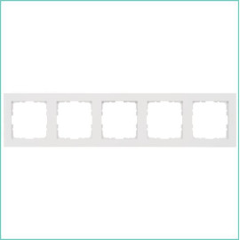 Рамка 5-м G-Classic бел. глянцевый Jasmart G1005W