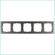 Рамка 5-м G-Classic мокко Jasmart G1005Z