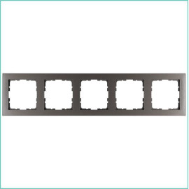 Рамка 5-м G-Classic мокко Jasmart G1005Z