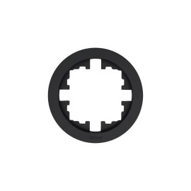 Рамка 1-м OSEN горизонт. круглая черн. бархат LEZARD 744-4200-146