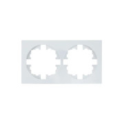 Рамка 2-м OSEN горизонт. квадрат бел. LEZARD 743-0200-147