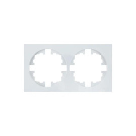 Рамка 2-м OSEN горизонт. квадрат бел. LEZARD 743-0200-147