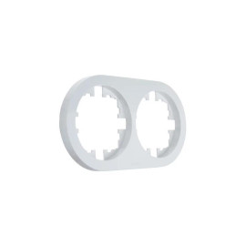 Рамка 2-м OSEN горизонт. круглая бел. LEZARD 744-0200-147