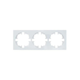 Рамка 3-м OSEN горизонт. квадрат бел. LEZARD 743-0200-148