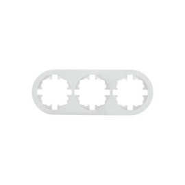 Рамка 3-м OSEN горизонт. круглая бел. LEZARD 744-0200-148