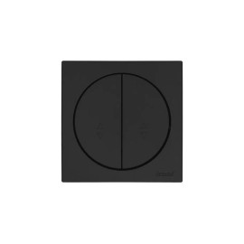 Выключатель проходной 2-кл. СП OSEN 10А IP20 механизм черн. бархат LEZARD 743-4288-106