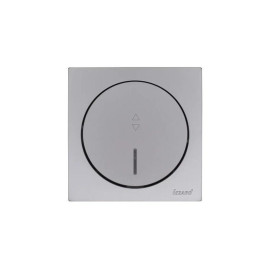 Выключатель проходной 1-кл. СП OSEN 10А IP20 с подсветкой механизм сер. матов. LEZARD 743-7488-114