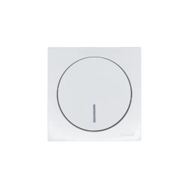 Выключатель 1-кл. СП OSEN 10А IP20 с подсветкой механизм бел. LEZARD 743-0288-111