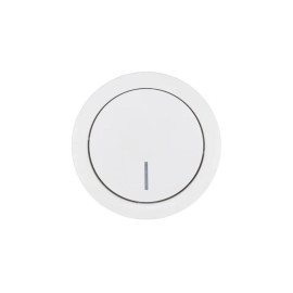 Выключатель 1-кл. СП OSEN 10А IP20 с подсветкой механизм бел. LEZARD 743-0288-111