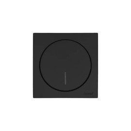 Выключатель 1-кл. СП OSEN 10А IP20 с подсветкой механизм черн. бархат LEZARD 743-4288-111