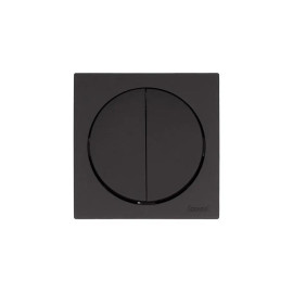 Выключатель 2-кл. СП OSEN 10А IP20 механизм черн. бархат LEZARD 743-4288-101