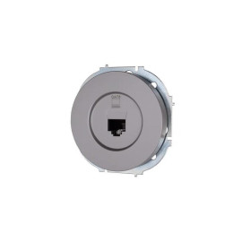 Розетка компьютерная СП OSEN RJ45 кат.6 механизм сер. матов. LEZARD 743-7488-140