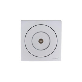 Розетка телевизионная оконечная СП OSEN механизм сер. матов. LEZARD 743-7488-130