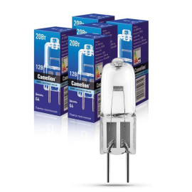 Лампа галогенная JC 20Вт 12В капс. g4 Camelion 1955