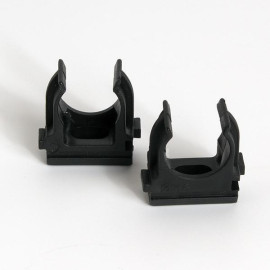 Держатель для труб (клипса) d16мм черн. (уп.100шт) TOKOV ELECTRIC TKE-LC-16-C05/100