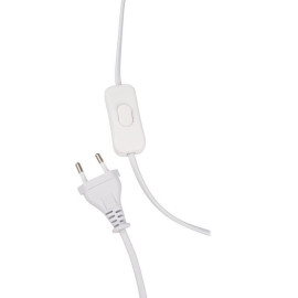 Светильник настольный JH2-02-gy E14 IP20 130х130х255мм керамика; ткань; PVC-пластик сер. JazzWay 5062320