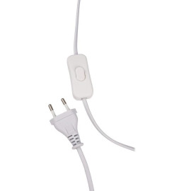 Светильник настольный JH2-02-pk E14 IP20 130х130х255мм керамика; ткань; PVC-пластик роз. JazzWay 5062337