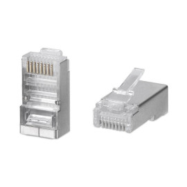 Коннектор RJ45(8P8C) кат.5E экранир. универс. (уп.100шт) TOKOV ELECTRIC TKE-CN-5E24-STP