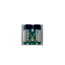 Розетка компьютерная 8P8C (RJ45) UTP кат.5E 2 порта TOKOV ELECTRIC TKE-SMB-8P8C-2P-UTP
