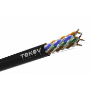 Кабель витая пара U/UTP 4х2х24 AWG кат.5E ССA PE TOKOV Light (м) TOKOV ELECTRIC TKL-C06-U42CCA-5E-305-OD
