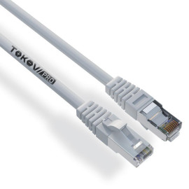 Патч-корд кат.5E F/UTP 24 AWG LSZH 1м PRO TOKOV ELECTRIC TKP-PC06-5EF-CULSZH-1M