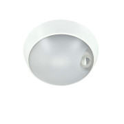 Светильник светодиодный WP 15 C 18W OP 840 D220 WH MDM 220х80мм 18Вт 4000К IP65 ЖКХ круглый пылевлагозащ. с датчиком движения бел. Русский Свет 15071524504