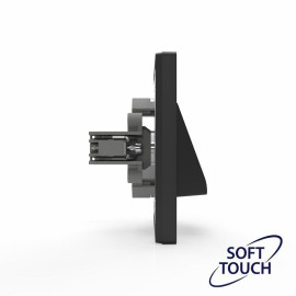 Вывод кабеля СП Pixel IP20 механизм карбон TOKOV ELECTRIC TKE-PX-CP-C14