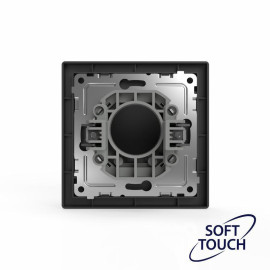 Вывод кабеля СП Pixel IP20 механизм карбон TOKOV ELECTRIC TKE-PX-CP-C14