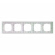Рамка 5-м Pixel перламутр. TOKOV ELECTRIC TKE-PX-RM5-C04