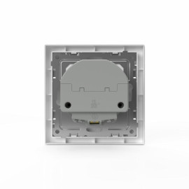 Розетка 1-м СП Pixel IP20 с заземл. с 2-мя заряд. устр. USB тип A+A механизм бел. TOKOV ELECTRIC TKE-PX-R1U2A-C01