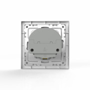 Розетка 1-м СП Pixel IP20 с заземл. с 2-мя заряд. устр. USB тип A+C механизм алюм. TOKOV ELECTRIC TKE-PX-R1U2AC-C03