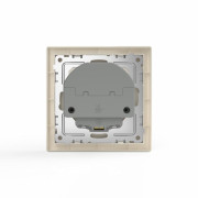 Розетка 1-м СП Pixel IP20 с заземл. с 2-мя заряд. устр. USB тип A+C механизм беж. TOKOV ELECTRIC TKE-PX-R1U2AC-C02