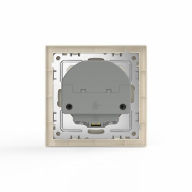 Розетка 1-м СП Pixel IP20 с заземл. с 2-мя заряд. устр. USB тип A+C механизм беж. TOKOV ELECTRIC TKE-PX-R1U2AC-C02