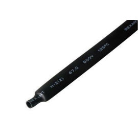 Трубка термоусадочная ТУТ нг 7.0/3.5 черн. 1м Rexant 20-7006